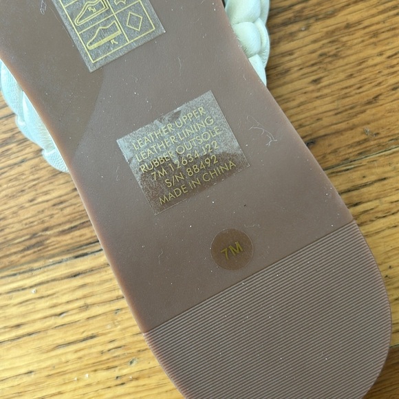 Tory Burch Women's Braided Benton Thong Flats Sandals Size 7 - Picture 7 of 15